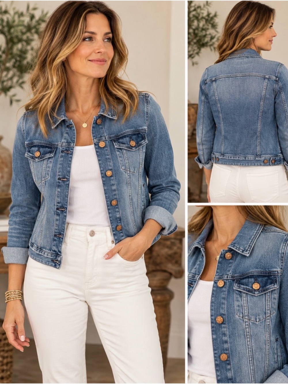 J. Crew Light Blue Denim Trucker Jacket